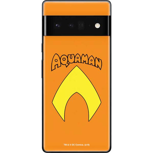 DC Comics Aquaman Classic Logo Google Pixel 6 Pro Skin